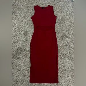 Maroon/red Amazon (prettygarden) midi dress